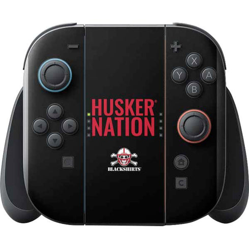 University of Nebraska Husker Nation Nintendo Switch 2 (2025) with Joy-Con Skin
